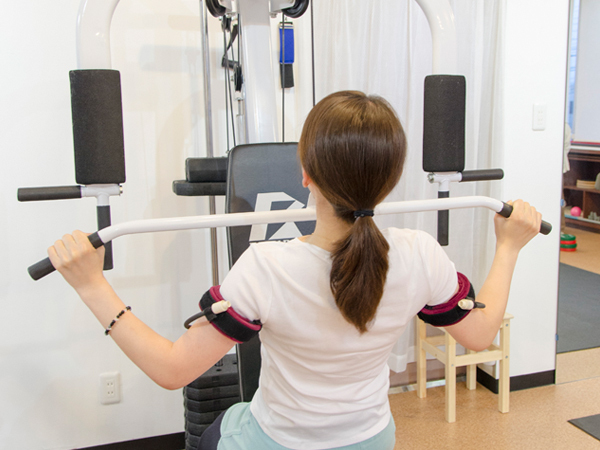 加圧トレーニングの様子