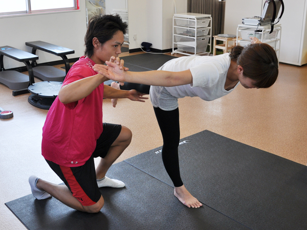 パーソナルトレーニングの様子